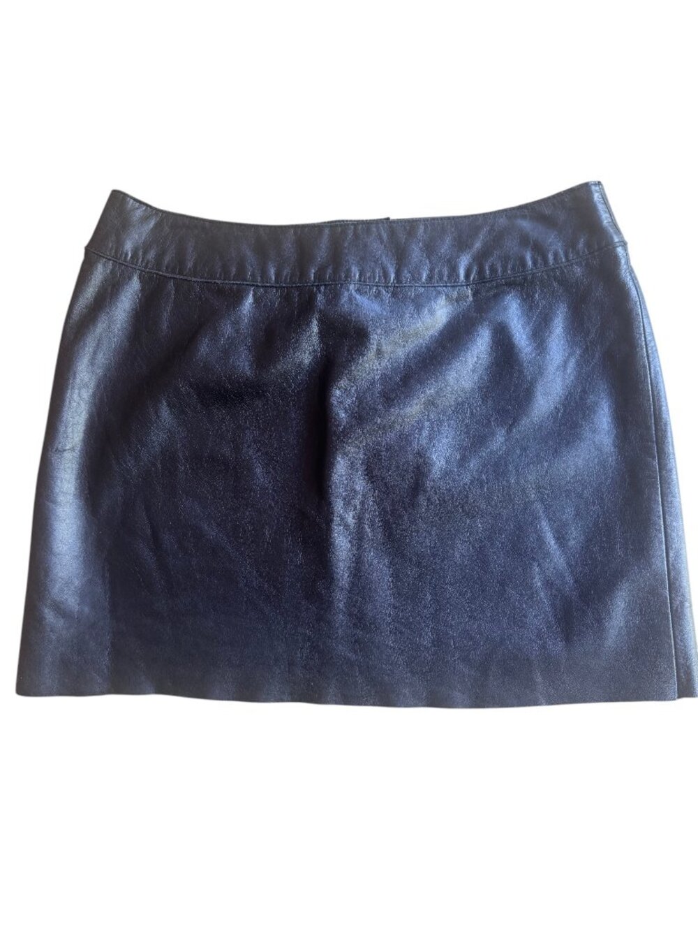 Vintage Express Genuine Leather Mini Skirt Size 7/8 (Fits Medium)